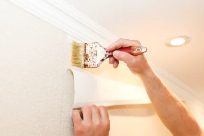Pose de papier peint à Asnières-en-Poitou — revêtements muraux et toiles de verre